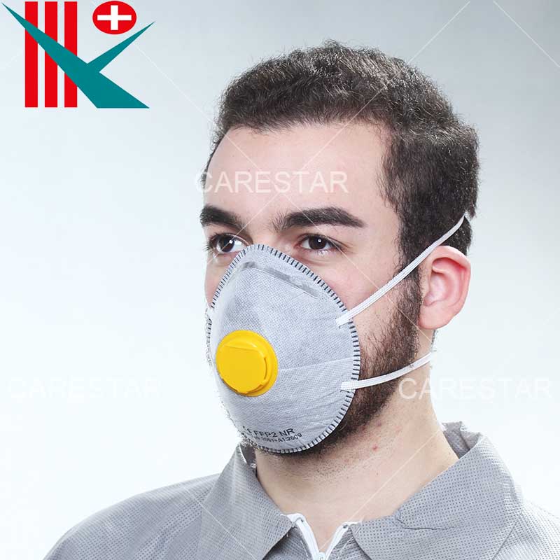 Active Carbon FFP2 / N95 Respirator with Valve