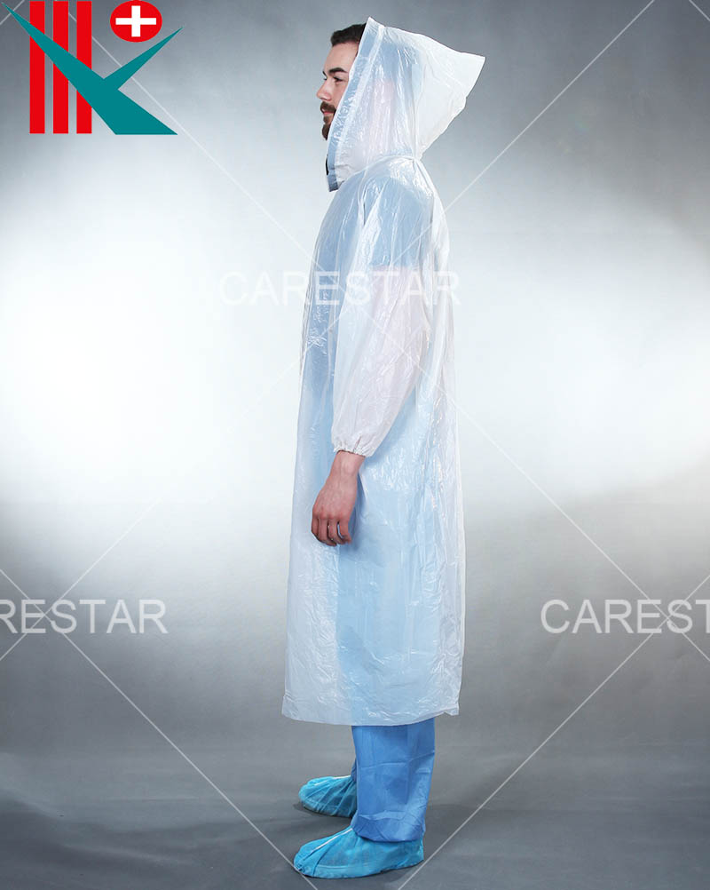 Disposable PE Raincoat