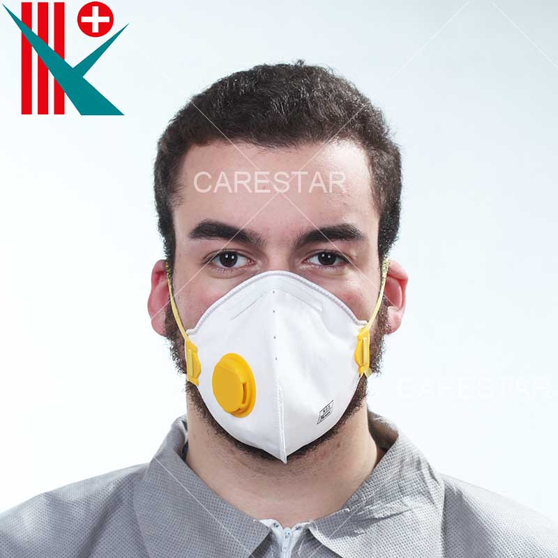 Foldable FFP2 / N95 Respirator with Valve